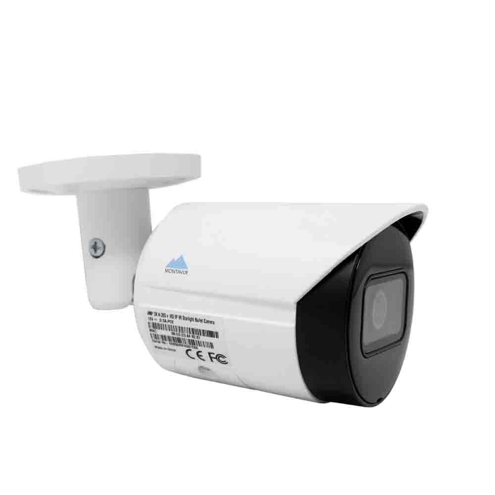 Montavue MTB4102 2K 4MP HD IP Bullet Camera with Color Night Optics & IR Night Vision - Montavue