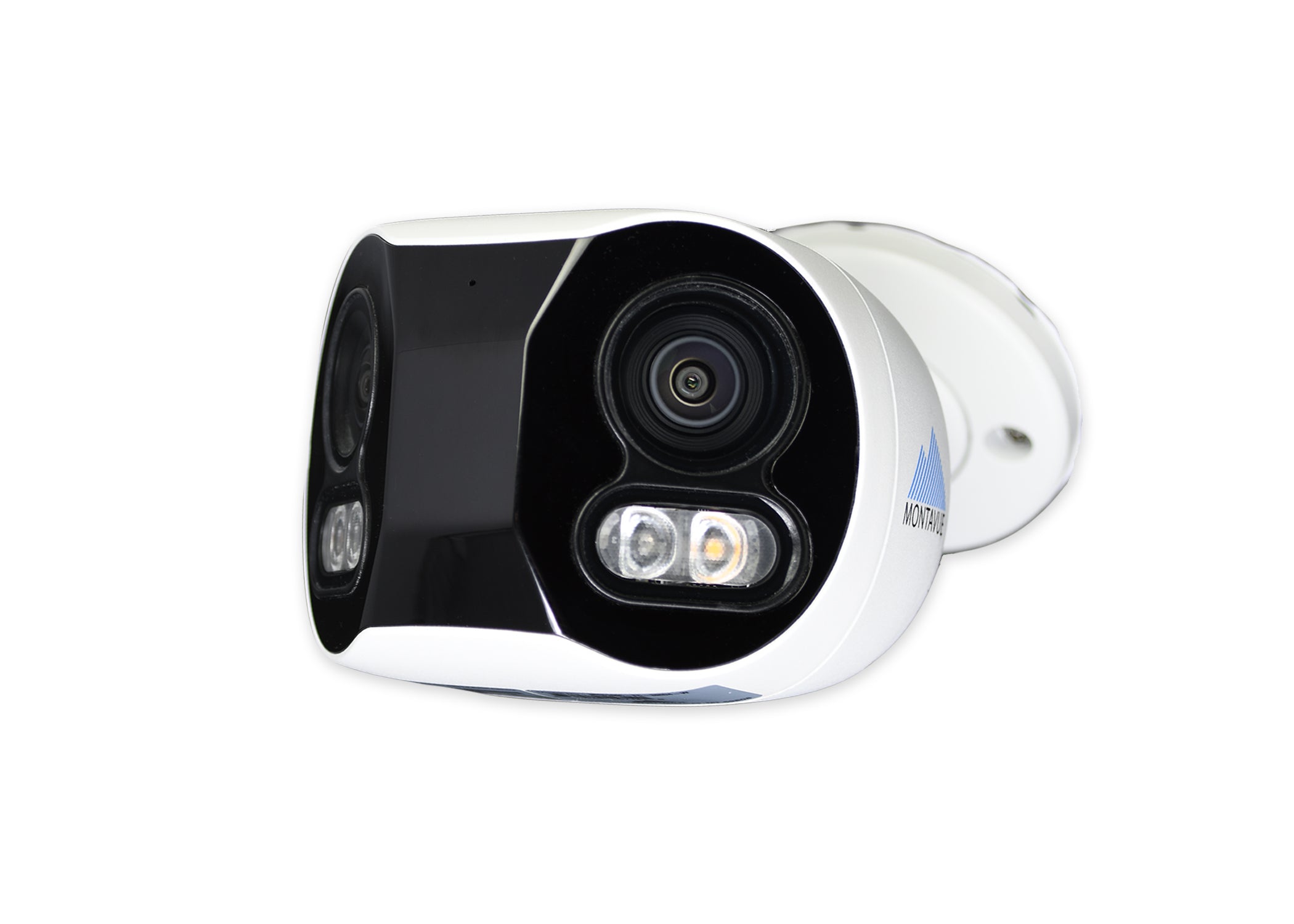 MTB180C-FC-SMD4-W | 8MP 4K 180° Low Profile Panoramic Bullet Camera with Full Color and SMD 4.0