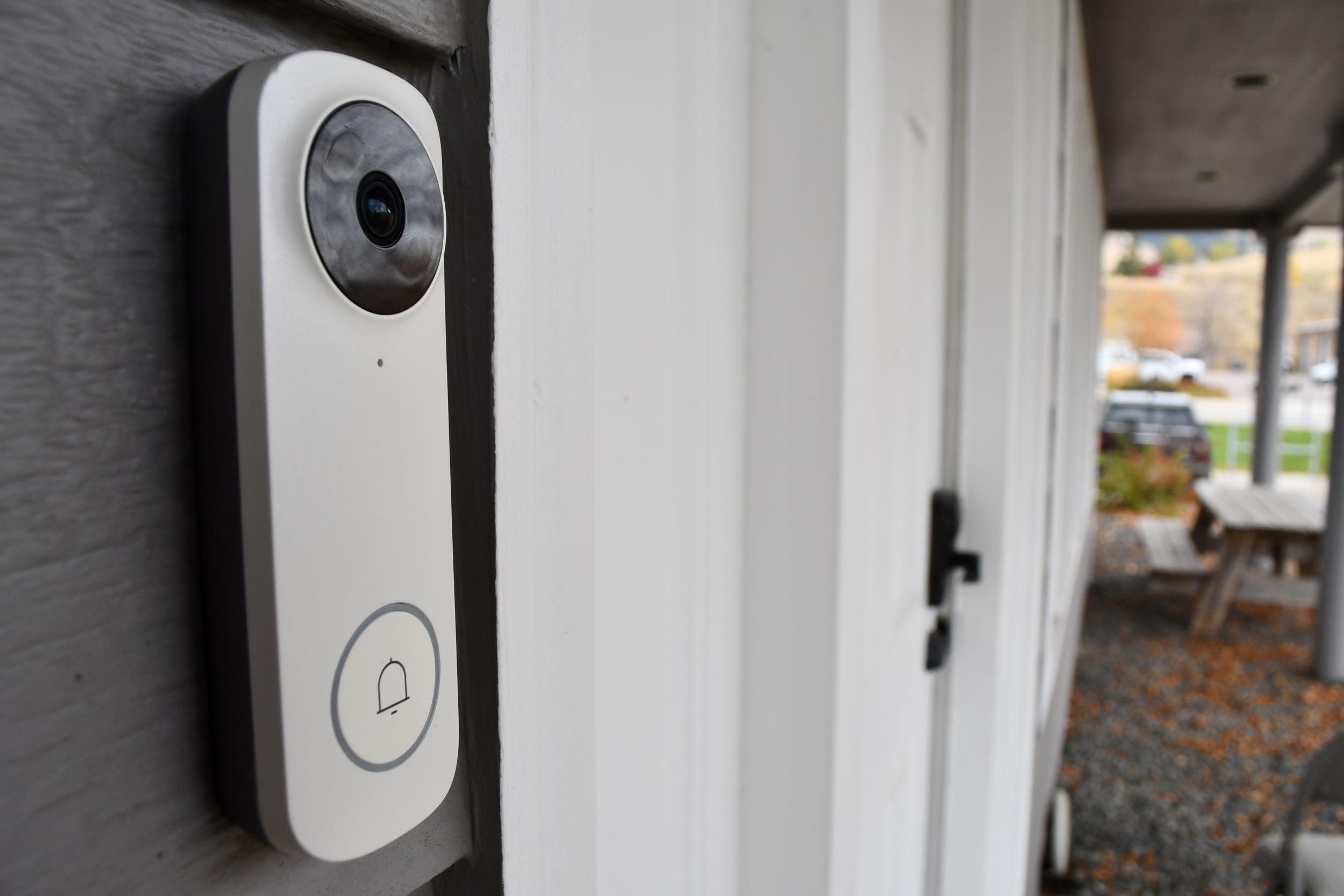 Open Box Montavue MTDB5124 Wi-Fi Doorbell Camera with 5MP HD Resolution, Night Vision, 2-Way Audio and Human Motion Detection