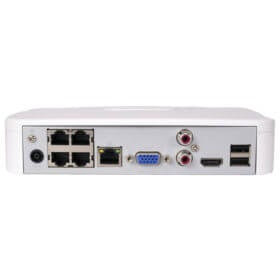 Montavue-4 Channel 4K Ultra HD NVR w/ 1TB Hard Drive, 4 PoE Ports - Montavue