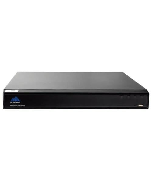 Montavue MNR8163-16 16 Channel 4K 15fps NVR w/ 3TB Hard Drive, Remote Connectivity, 20TB HDD Capacity - Montavue