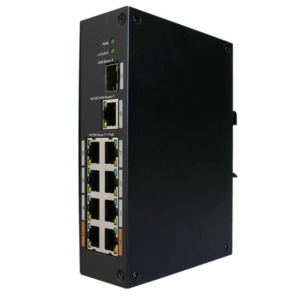 Montavue MAS08P096H-X PoE+ 8-Port/ 8-Channel Switch for IP Cameras - Montavue